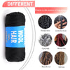 4er-Pack brasilianisches Wollhaar, synthetische Häkelhaarextensions für Frauen, afrikanisches Haargarn zum Flechten von senegalesischen Twists, Kunsthaar