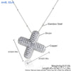 MHS.SUN Hochwertige Bubble Initialenkette Buchstabe A-Z Silberfarbene Zirkon 26 Initialen Ballon Anhänger für Damen Herren Schmuck