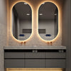 Bathroom Smart Makeup LED Mirror Adjustable light With Bluetooth Speaker Anti-Fog Human Body Induction Hotel Decoration Mirror