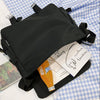 Y2K Waterproof Canvas School Bags Messenger Bag Women Handbags Student Shoulder Bag Fashion Large Capacity Crossbody Bag Itabag