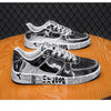 New Gold Sneakers Couple Shoes Luxury Casual Glitter Sneakers Men Hip-hop Streetwear Skateboard Shoes Men Flat Designer Footwear