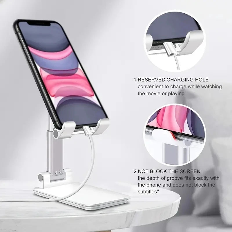 Schreibtisch-Handyhalterung Ständer für iPhone iPad Xiaomi Verstellbarer Desktop-Tablet-Halter Universal Tisch-Handyständer