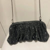 Shiny Rhinestones Handmade Evening Clutch Bags New Folds Purses and Handbags Luxury Designer Wedding Party High Quality