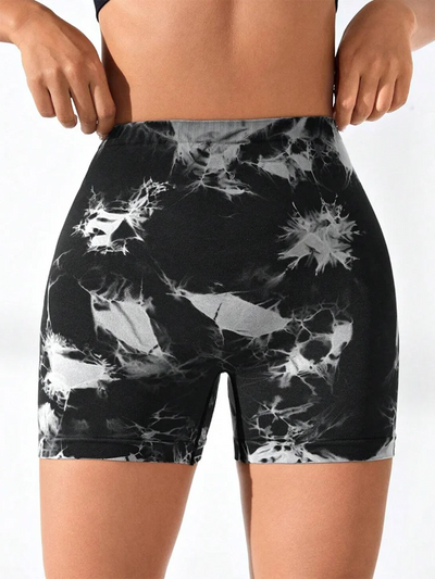 FITTOO Damen V Rücken Shorts Cross Hoher Bund Scrunch Butt Booty Leggings Workout Sport Fitness Cargo Hosen Sexy Damenbekleidung