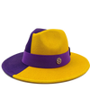 Low price wholesale Fedora hats men's and women's jazz hats red and white new tie dyed Fedora hats autumn classic hats sombrero