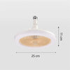 Ceiling Fan with Lighting Lamp Converter Base with Remote Control Ceiling Fan Lamp for Bedroom Living Home Silent 3 Speed