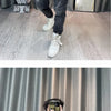 Luxury Men Autumn Knitted Tshirt 2024 Korean O-neck Short Sleeve Top Tees Streetwear Male Social Club Slim Fit Casual T-Shirt