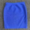 40CM Mini Kurzer Bodycon Bandage Rock Damen Sexy Super Kurze Bonbonfarbene Dehnbare Bleistiftrock Nightbar Club Party Ausgehen