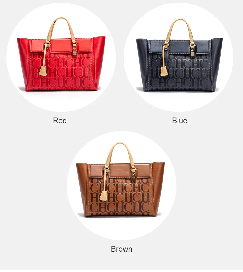 CHCH Mode Retro Print Bucket Bag Reise Party Bankett Umhängetasche Luxus Klassiker 2024 Winter Damen Große Kapazität Handtasche