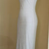 Fashion Yellow Tassel Knitted Sling Midi Dress for Women 2024 Sexy Backless Sleeveless Summer Beach Party Lady Robes