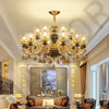 Kronleuchter Wohnzimmer Groß Luxus Kristall Lampe Esszimmer Schlafzimmer Dekoration Französischer Retro Kronleuchter Beleuchtung