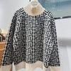 High-End 100% Ziegenwollpullover Damen Stehkragen lockerer Pullover Herbst Winter neuer Stil im Western-Look mit Verjüngungseffekt