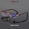 Men Blue Light Blocking Reading Glasses Women Dimond Cutting Rimless Eyeglasses Frame Anti Fatigue Hyperopia Presbyopic Eyewear