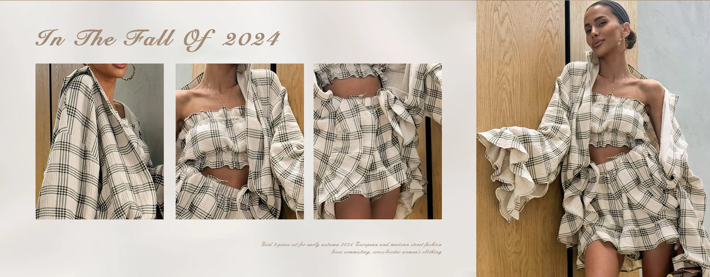 Clacive Fashion Loose White Skirts Sets For Women 2 Pieces Elegant Long Sleeve Shirt With High Waist Maxi Skirt Set Streetwear