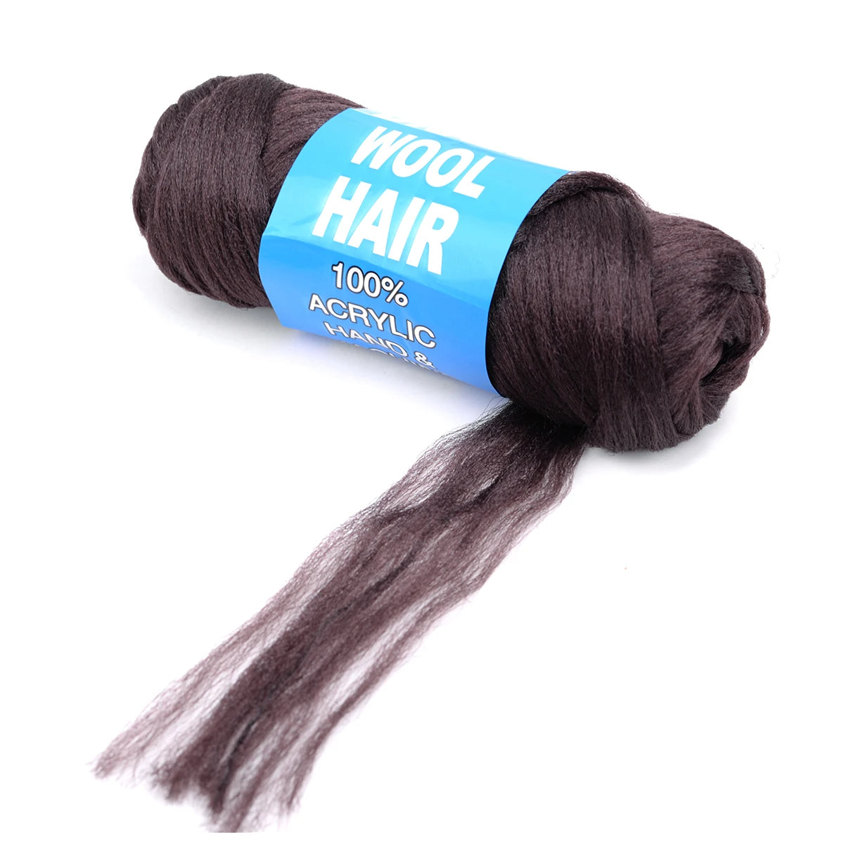 4er-Pack brasilianisches Wollhaar, synthetische Häkelhaarextensions für Frauen, afrikanisches Haargarn zum Flechten von senegalesischen Twists, Kunsthaar