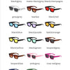 Weiße Brille, Damen- und Herren-Sonnenbrille, Sonnenblende für den Sommer, winddicht und farbwechselnd