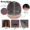 Black Pearl Ginger Lace Front 100% Human Hair Quality Wigs Glueless Wig Short Straight Bob Wig Lace Front Human Hair Wig