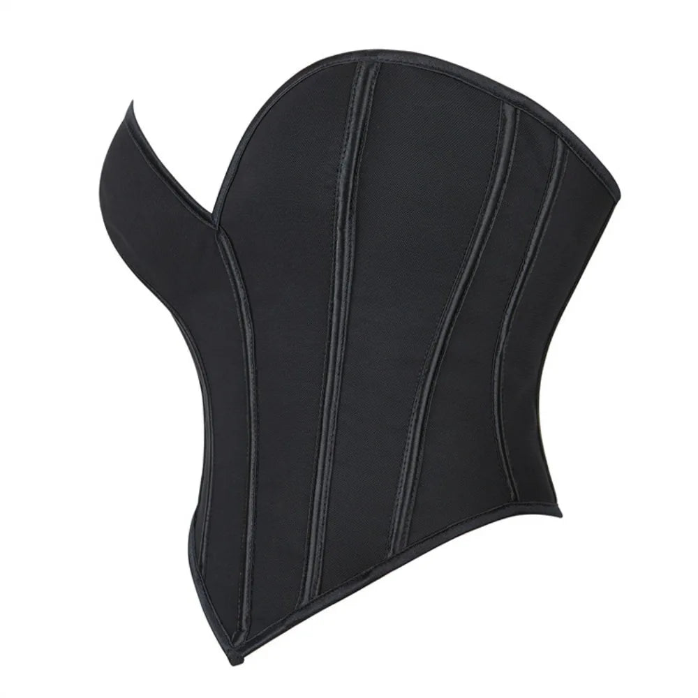 HLJ&GG Sexy Off Shoulder Corset Vest Two Piece Sets Women Sleeveless Backless Bandage Irregular Top + Sequin Mini Skirts Outfits