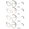 2025 New Cat Eye Anti Blue Light Glasses Women Men Vintage Brand Designer Optical Retro Ins Computer Eyeglasses Clear Spectacle