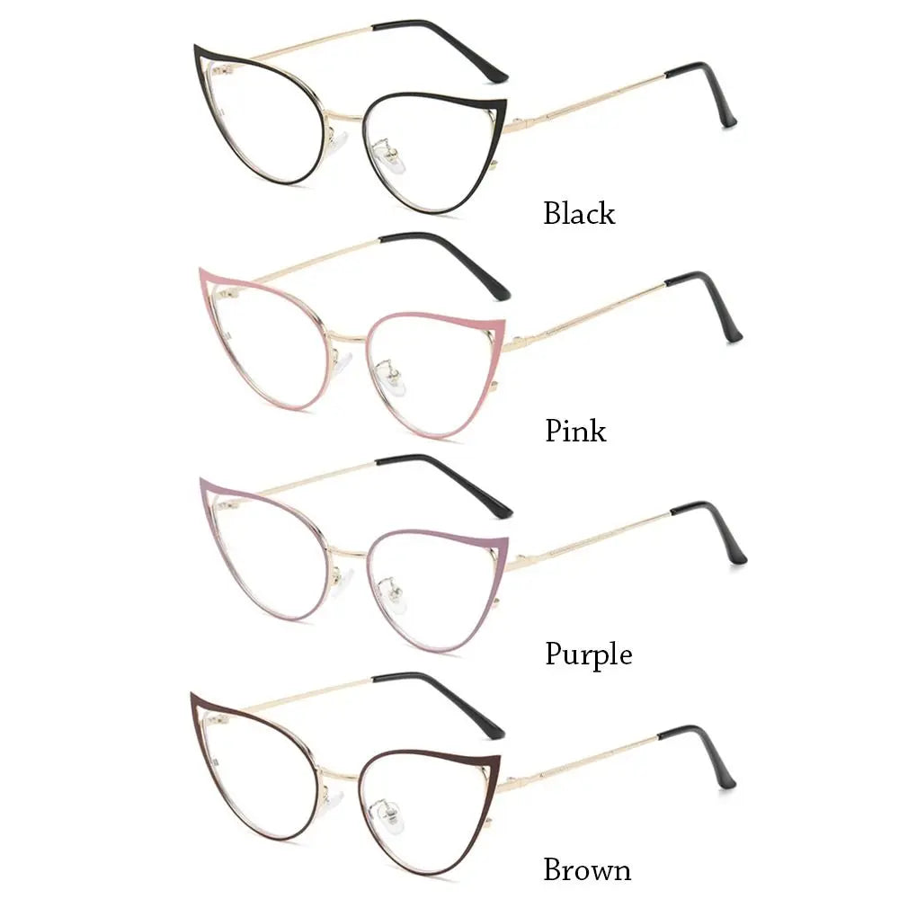 2025 New Cat Eye Anti Blue Light Glasses Women Men Vintage Brand Designer Optical Retro Ins Computer Eyeglasses Clear Spectacle
