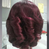 12A Raw Indian Virgin Hair Bouncy Wave 13x4 Lace Front Wigs Wear and Go Colored Chocolate Brown #4 Bouncy Curly Glueless Wigs