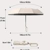 30 Bones Windproof Strong 105CM Reinforced Automatic Folding Umbrella for Men, Large Buckle Handle Wind and Water Resistant