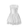 Elegantes trägerloses Korsett-Minikleid schulterfrei glänzende Kleider glitzerndes rückenfreies Roben-Ballkleid Geburtstag Abendparty Cocktail