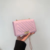 Fashionable Mini Quilted Embossed Chain Shoulder Bag Simple And Versatile Diagonal Crossbody Bag For Women Square Handbag
