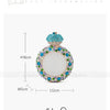Alizekerr Perfume Bottle Shaped Crystal Evening Bags Women Gorgeous Classy Rhinestone Round Metal Clutch Purses Wedding Party