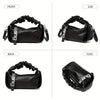Small Designer Cloud Pouch Bag for Women, Soft Crossbody Purse