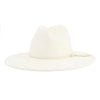 Suede Top Hat 9.5cm Wide Brim Fedora Hat Men Women Autumn Winter Felt Jazz Hats Classic Church Fedoras Chapeau Sombrero Mujer