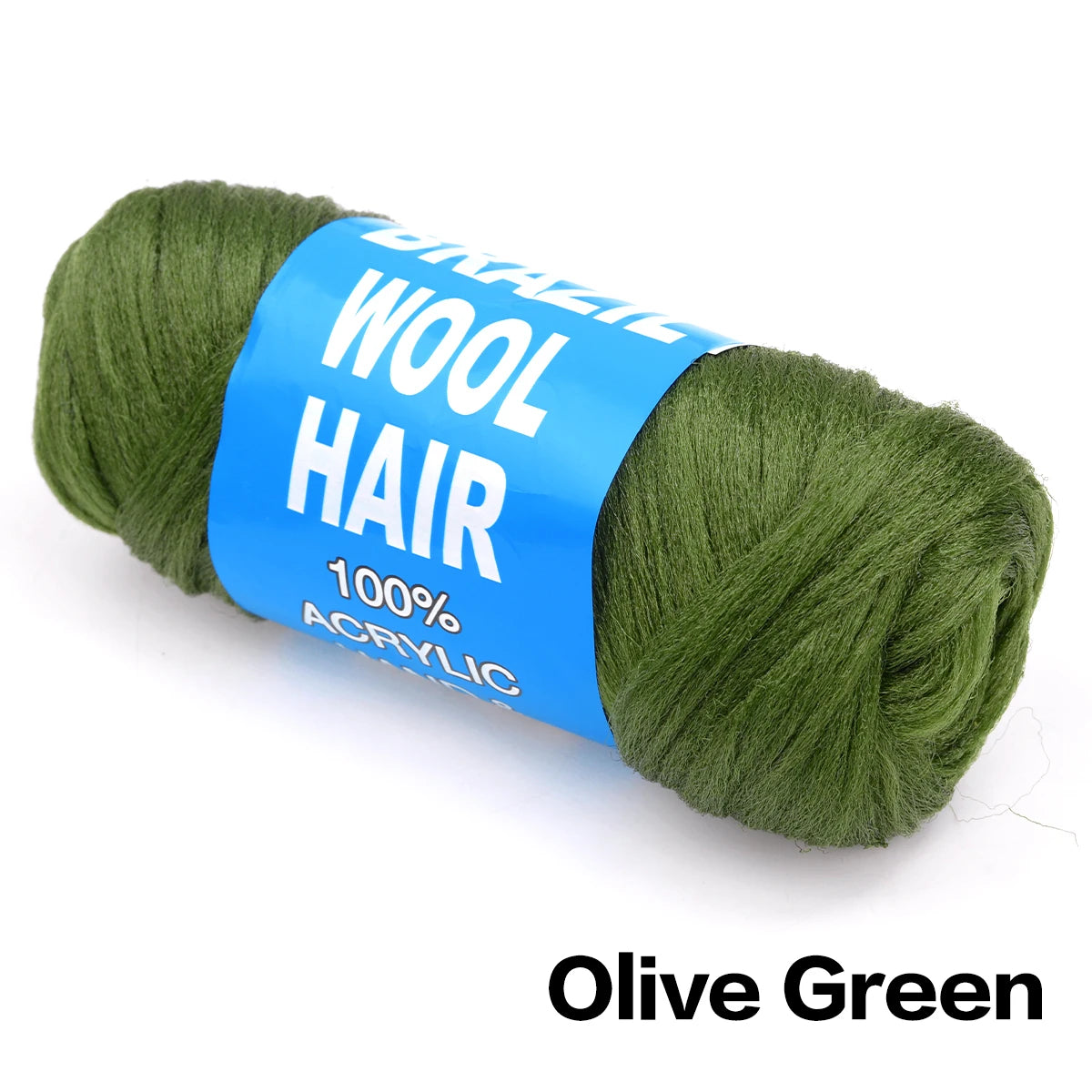 4er-Pack brasilianisches Wollhaar, synthetische Häkelhaarextensions für Frauen, afrikanisches Haargarn zum Flechten von senegalesischen Twists, Kunsthaar