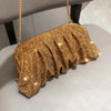 Shiny Rhinestones Handmade Evening Clutch Bags New Folds Purses and Handbags Luxury Designer Wedding Party High Quality
