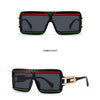 Modern Luxurious Sunglasses for Men Women Square Gradient Designer Unisex Brand Glasses Glamour Fashion Shades UV400