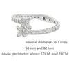 New Iced Out Bling Butterfly Heart Bracelet Silver Color CZ  Zircon Oval Charm Opened Bangle For Men Women Hiphop Luxury Jewelry