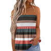 2022 Women Sexy Tube Top Summer Women Casual Tank Crop Tops Solid Color Elastic Design Backless Breathable Strapless Tops