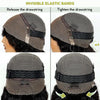 360 Lace Front Perücke Echthaar Wasserwelle Invisi Strap Bequemer Sitz 360 Transparente Lace Frontal Perücken Vorgestanzte Lace Perücke Gebleichte Knoten