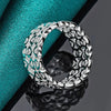 URMYLADY 925 Sterling Silber Hohlherz 7-10# Ring für Frauen Hochzeit Charm Verlobung Modeschmuck