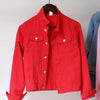 New Women's Denim Jacket Spring and Autumn 2026 Casual Short Denim Jacket Women's Korean Version Solid Color Jacket Clothes