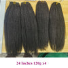 4B 4C Afro Kinky Curly Clip-In Echthaar-Extensions 100 % mongolisches unbehandeltes Haar Echtes menschliches Naturhaar Schwarz Clip-Ins Afro-Bündel YouMay