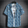 Beach Clothes For Men 2 Piece Set Quick Dry Hawaiian Shirt and Shorts Set Men Fashion Clothing Printing Casual Outfits Summer