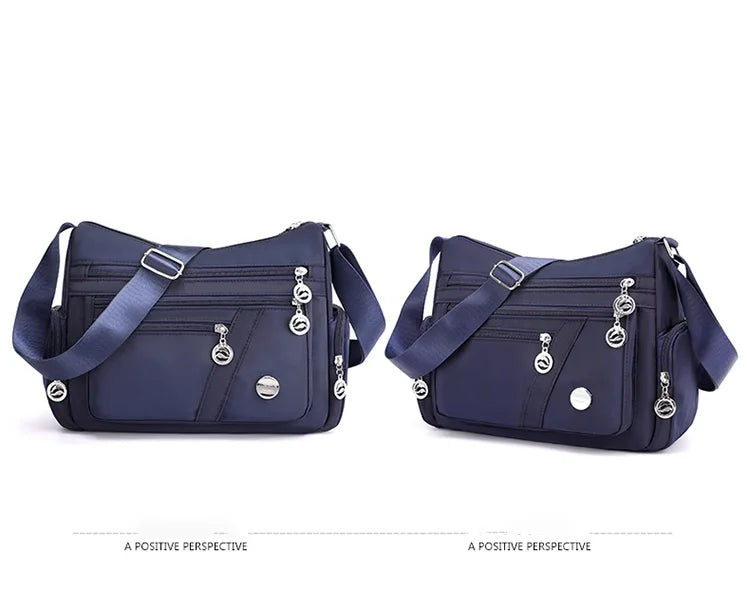 Women Crossbody Bag Waterproof Tote Casual Nylon Purse Handbag RFID Lightweight Messenger Bag