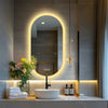 LUVODI Backlit Lighted Bathroom Mirror LED Bedroom Vanity Mirror Salon Mirror with Touch Sensor Dimming Defog IP44
