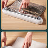 Magnetic Refillable Plastic Wrap Dispenser With Cutter, Tin Aluminum Foil Dispenser Cutter, Film Wrap Dispenser Kitchen Tool