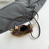 LEFTSIDE Mini PU Leather Saddle Shoulder Bag for Women 2024 Winter New Trend Y2K Handbags and Purses Females Crossbody Bags