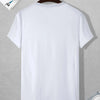 Men's Summer Loose Fit  100 Cotton be Kind Print T-shirt Tops O-neck Pactwork Casual T shirts for Men New