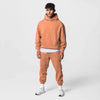 Men's Thick Cotton Training Sets Hoodie Casual Sports Pullover Hooded 2-piece Top with Pants Sweatshirts Gym Running Tracksuits