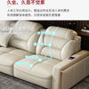 Premium italienische Echtleder-Ecksofas Sofagarnituren mit USB und Bluetooth Lautsprecher – MANBAS Wohnzimmermöbel