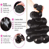 12A Brazilian Body Wave Bundles 100% Unprocessed Virgin Hair Body Wave 3 Bundles Human Hair Weave Bundles Deals Natural Black
