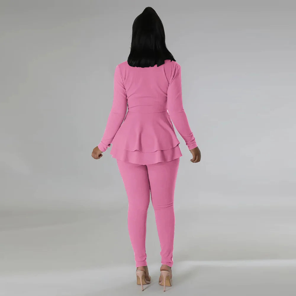 pants sets suits for women 2022 office outfits women suits lady set pants long sleeve  two piece outfit 2022 clothes for woman